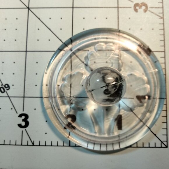 Norpro Glass Cookie Stamps 4 Classic Designs Heart Circle Daisy Flower - Picture 12 of 16